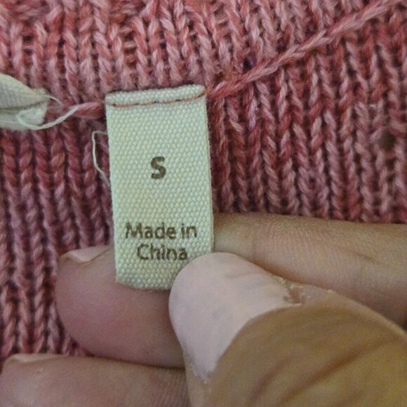 Soft Surroundings Lisabetta Striped Sweater Sustainable Cotton Size S - Picture 6 of 7